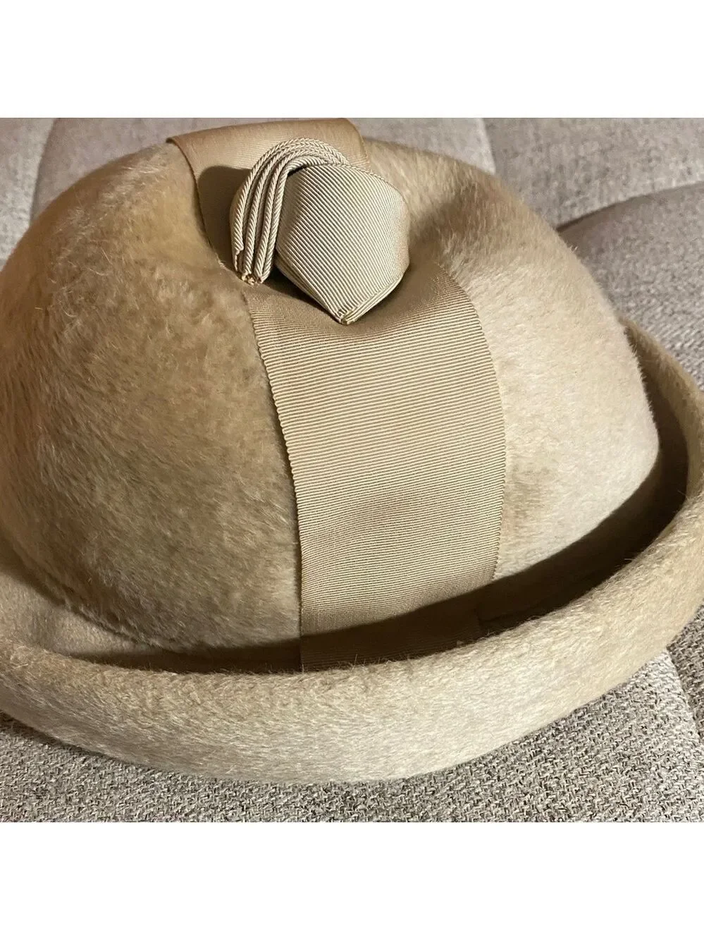 Trevi Italy Vintage Cream Women’s Hat — Pinehurst Fifth Ave New York - Picture 2 of 7